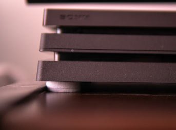 patin adhésif sous la console