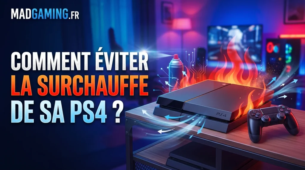 éviter surchauffe ps4