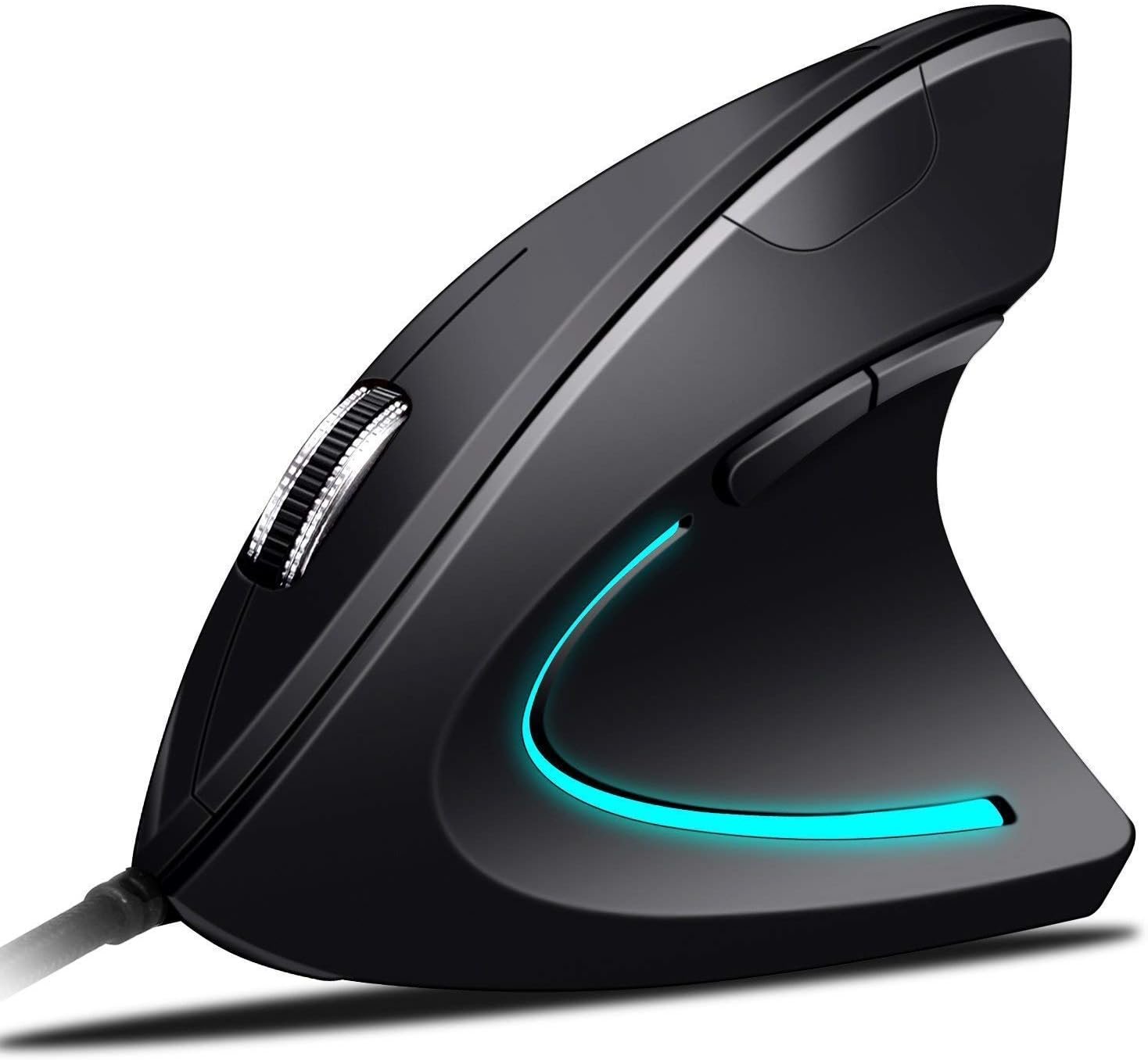 Souris verticale ergonomique RGB 3200DPI - USB Optique